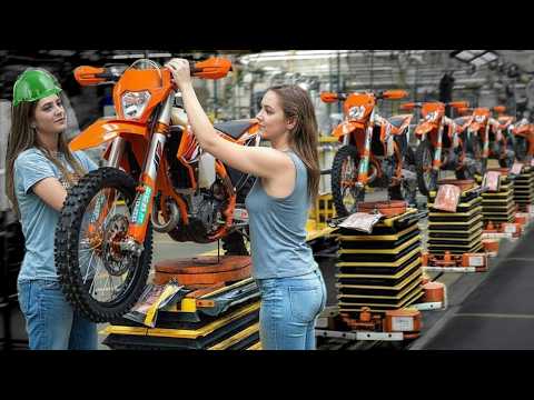 How are KTM bikes assembled in Austria? – Production line