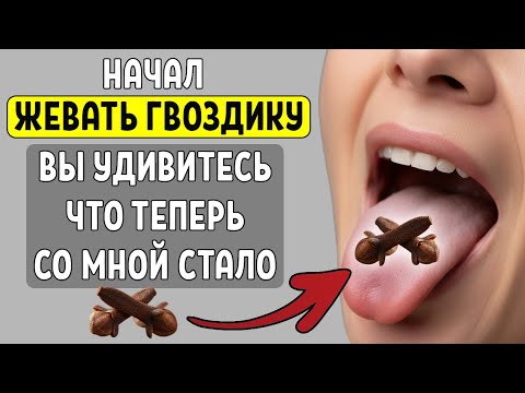 Просто начал ЖЕВАТЬ гвоздику и избавился от 10 НЕДУГОВ! Польза и вред гвоздики.