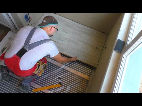 Insulation of a loggia. Warm floors and electrics (PART 2). BUILD FOR YOURSELF.
