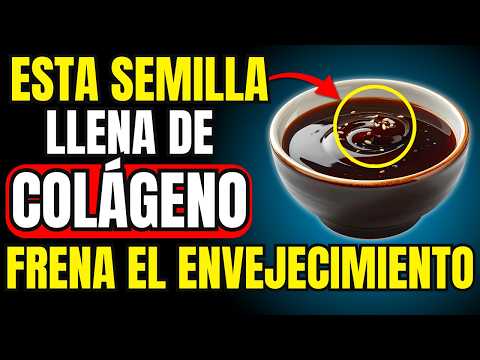 4 SEMILLAS que ESTIMULAN el COLÁGENO de FORMA NATURAL y mantienen la PIEL JOVEN