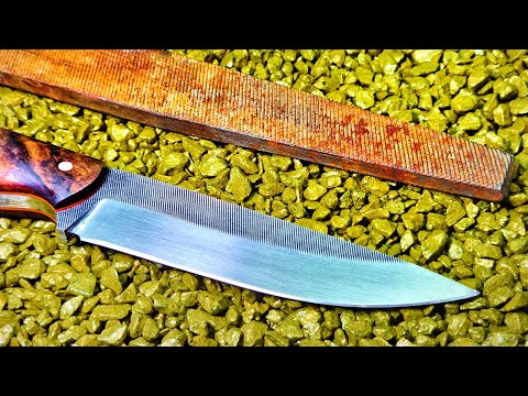 Making a Bushcraft Knife from an old File
