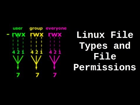 Linux File Types and File Permissions
