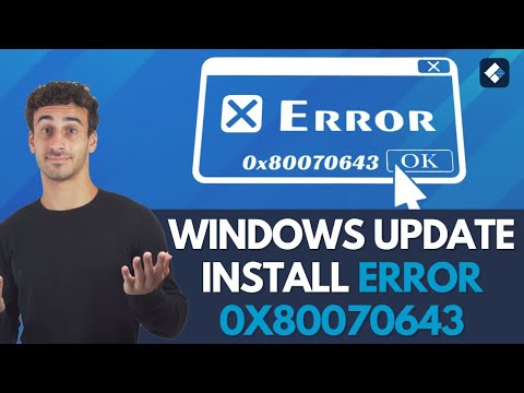 How to Fix Windows Update Install Error 0x80070643