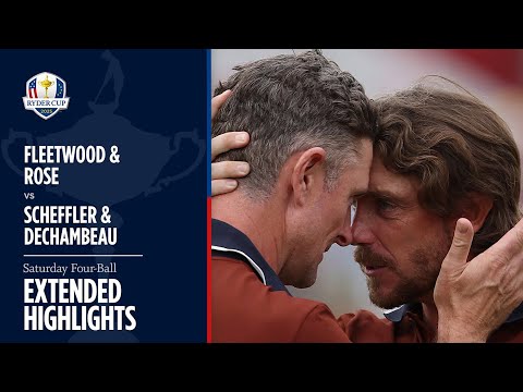 Fleetwood/Rose vs Scheffler/DeChambeau Extended Highlights | Saturday Four-Ball | 2025 Ryder Cup