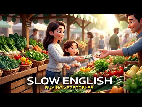 Buying Vegetables | Real-Life English Listening for Beginners (A1–A2)