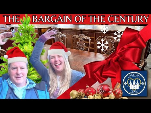BEST Charity Shop Find EVER & Our French Chateau Christmas Tree! #vlogmas #1