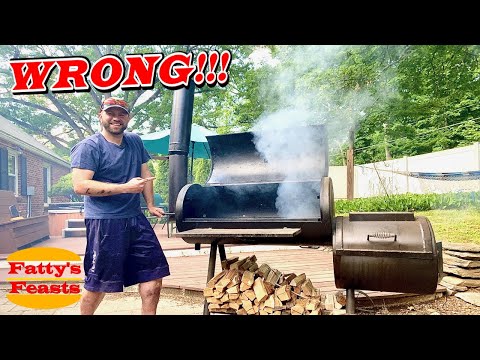 OFFSET SMOKER FIRE MANAGEMENT FOR BEGINNERS | How To Burn A Clean Fire | Fatty's Feasts