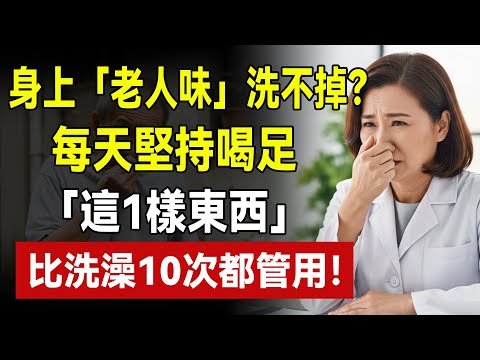 自己聞不到的「老人味」？每天堅持喝足「這1樣東西」 ，比洗澡10次都管用，孫子搶著抱