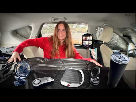 Living in my Car, little things that make my life easier | Paying my debt while sleeping in my Prius