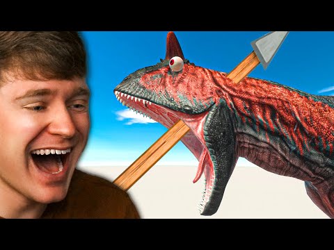 Reacting to DINOSAURS vs BALLISTA TRAP in ARBS!?