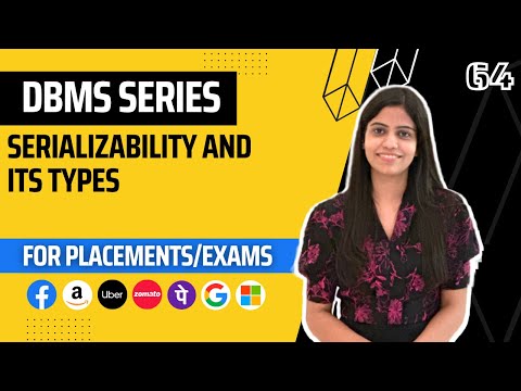 L64 : Serializability and its types in DBMS | Complete DBMS Course