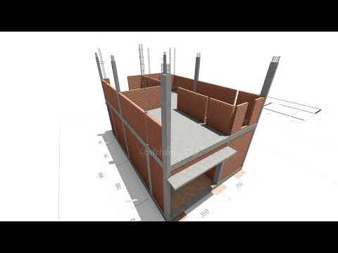 House construction process step by step ( 6.00 x 9.50 meter )