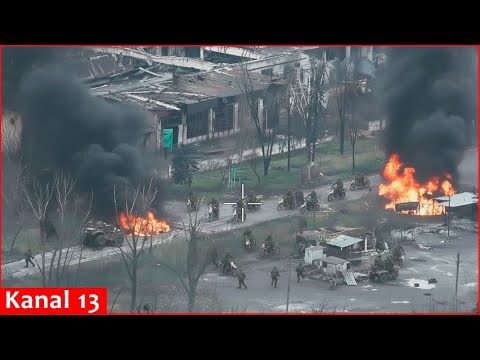 Russian troops entering Pokrovsk on motorcycles, quad bikes are intercepted by Skala regiment’s UAVs