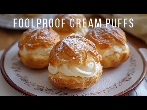 Easy Cream Puffs with Simple Ingredients – No Fancy Tools Needed!