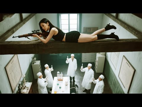 日軍拿活人做細菌實驗，誰料美女狙擊手早已埋伏在房頂，下一秒將他們全部狙殺！ #抗日