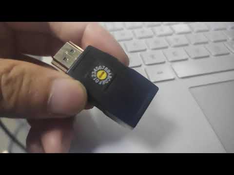 How to use the EDID adapter for the external or internal EDID?