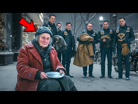 A Homeless Elderly Woman Was Eating Her Last Meal on Christmas Eve — Until 6 Hells Angels Arrived