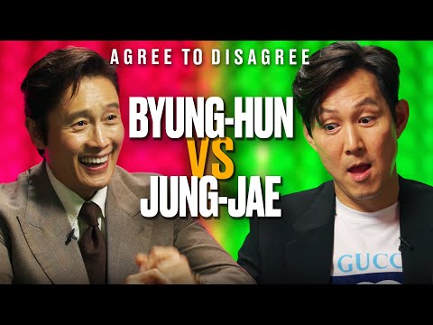 Squid Game's Lee Jung-jae & Lee Byung-hun Argue Over Internet’s Biggest Debates | Agree To Disagree
