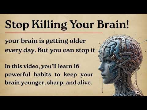 Stop Killing Your Brain! π§ 16 Powerful Habits to Stay Young || English Adda || Graded Reader