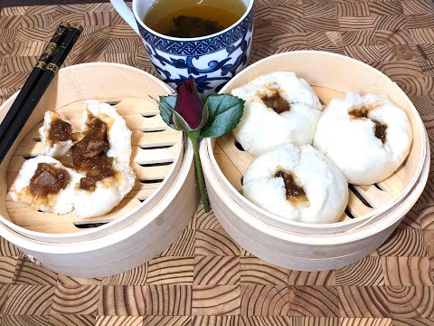 [𧐢油叉燒飽]-飽皮內外色澤潔白，軟滑有光澤，綿軟眼幼，富有彈性，爆口自然，氣孔細密均勻，甜味正常，無苦涩味和異味，餡料大咸大甜，餡料正中，紅褐色，芡量均勻，飽企身。這個是我們大家喜愛叉燒飽。