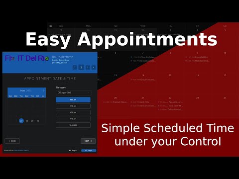 EasyAppointments - Open Source, Self Hosted alternative to Calendly and Cal.com.