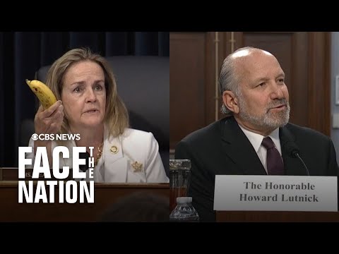 Rep. Dean and Howard Lutnick spar over trade deficit, tariffs and banana prices