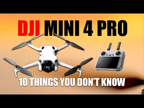 DJI MINI 4 PRO-10 Things You DON'T Know! HIDDEN TIPS and TRICKS!