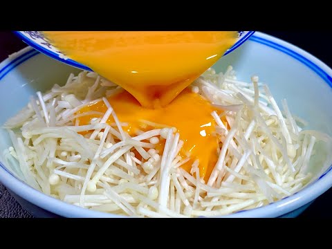 Flammulina velutipes scrambled eggs do this, my family makes it 5 times a week, and every time