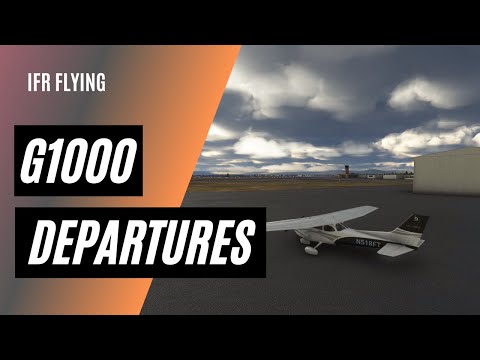 How to Set Up a Departure with a G1000 | ODPs on Glass Cockpit