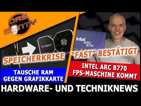 Intel Arc B770 FPS Monster Arrives | Memory Crisis - Swap RAM for GPU | Ryzen 9850X3D Benchmark