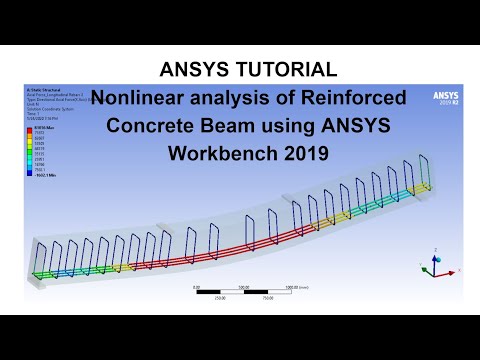 ANSYS Tutorial: Nonlinear analysis of Reinforced Concrete Beam and compare with test results