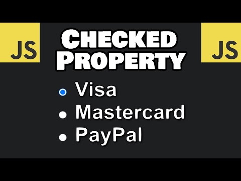 The JavaScript checked property is easy ✅