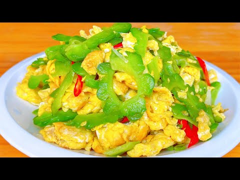 A recipe of  ，How To Make Bitter gourd scrambled eggs Bitter melon scrambled eggs,