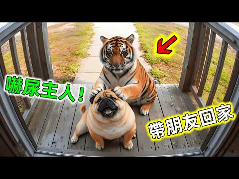 動物帶「朋友」回家主人當場嚇尿！這些不速之客原來也有暖心一面，最後一個看哭無數網民#動物 #動物迷惑行為 #動物帶朋友回家 #動物的友誼 #動物暖心畫面 #世界之最 #老王看世界