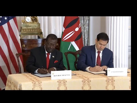 LIVE: Marco Rubio Meets Kenyan President William Ruto to Sign Important Cooperation Agreement Today