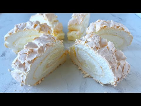 MERINGUE ROLL RECIPE – So Light, So Perfect! A Must Try Dessert!