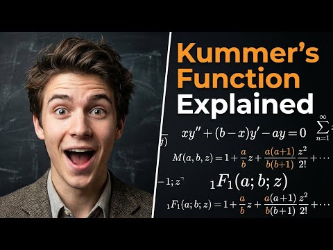 Kummer's Function | Math's Secret Weapon