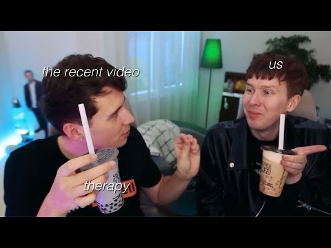 comforting dan and phil moments because i'm still recovering