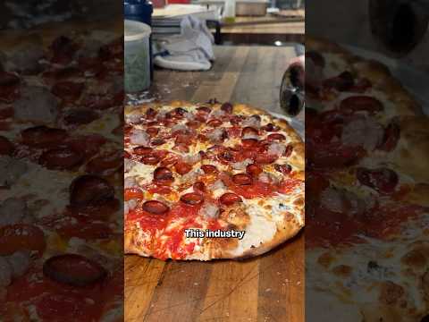 New York pizza in the oldest coal oven in America #shorts #pizza #newyork