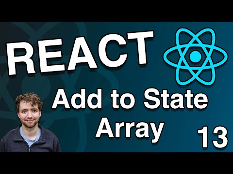 How to Push to State Array - React Tutorial 13
