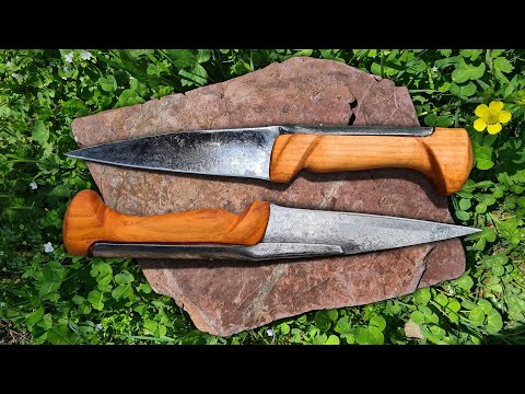 RESTORATION KNIFE - Making a Knife From Old Sheep Shears -EASY KNIFE MAKING