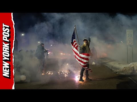 Complete Chaos in Minnesota: Anti-ICE Protesters Try to Breach Federal Building Fence