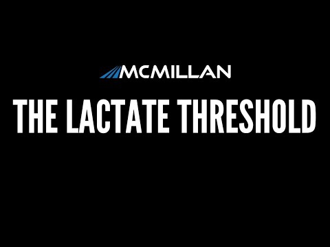 The Lactate Threshold - A Coach's Guide