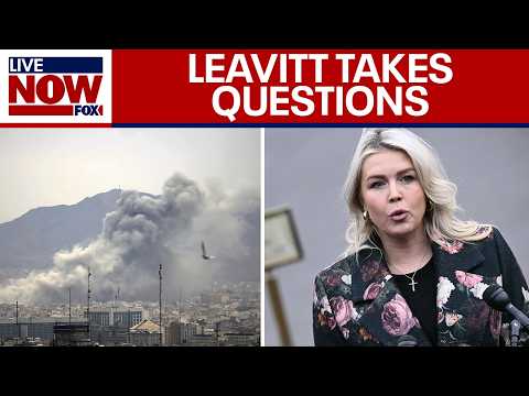 White House Press Secretary Leavitt speaks to reporters amid Iran conflict