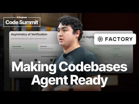 Making Codebases Agent Ready – Eno Reyes, Factory AI