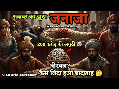 अकबर का जनाजा 😭 200 करोड़ की अंगूठी 🤯Akbar Birbal secret story | Moral stories