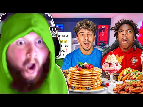 Caseoh Reacts To FaZe Eating His Streamers LAST Meals