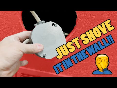 THIS IS WHY ELECTRICIANS DON'T HIDE J-BOXES IN WALLS - Finding Hackwork!!