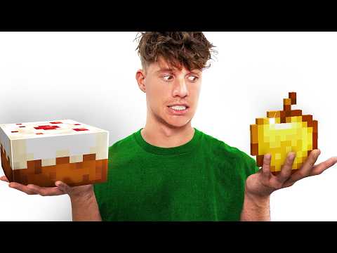 Ich esse 24 Stunden wie in MINECRAFT