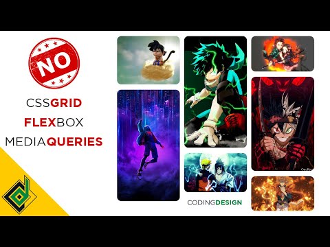 Responsive Masonry Image Gallery Like Pinterest, Pexels, Unsplash | Responsive Image Grid